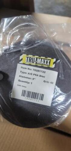 (1) CASE OF (50) ALUMINUM OXIDE ADHESIVE PSA DISC