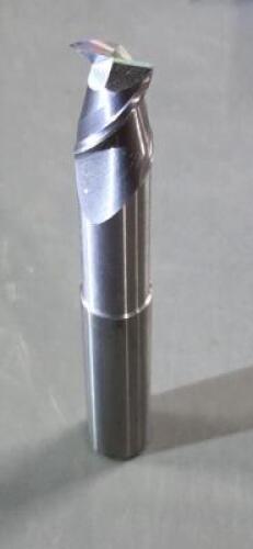 (3) 2 FLUTE AX2 REDUCED SHANK CARBIDE END MILL