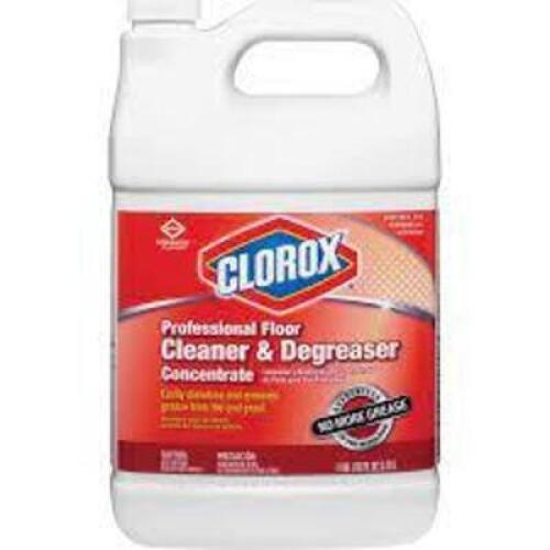 DESCRIPTION (2) FLOOR CLEANER AND DEGREASER BRAND/MODEL CLOROX ADDITIONAL INFORMATION RETAILS FOR $31.66 EA SIZE 1 GALLON THIS LOT IS SOLD BY THE PIEC