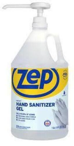 DESCRIPTION (2) HAND SANITIZER BRAND/MODEL ZEP #87824 ADDITIONAL INFORMATION RETAILS FOR $20.00 EA SIZE 1 GALLON THIS LOT IS SOLD BY THE PIECE QTY 2