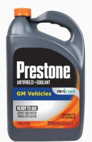 DESCRIPTION (2) READY TO USE ANTIFREEZE COOLANT BRAND/MODEL PRESTONE #AF850 ADDITIONAL INFORMATION RETAILS FOR $12.47 SIZE 1 GALLON THIS LOT IS SOLD B