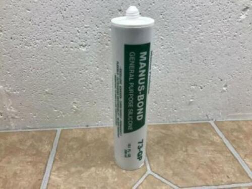 DESCRIPTION (4) GENERAL PURPOSE SILICONE BRAND/MODEL MANUS-BOND #73-GP ADDITIONAL INFORMATION RETAILS FOR $11.00 EA SIZE 10.0 FL OZ THIS LOT IS SOLD B
