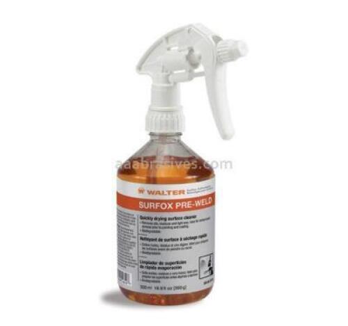 DESCRIPTION (6) SURFOX PRE=WELD SURFACE CLEANER BRAND/MODEL WALTER #54-A073 ADDITIONAL INFORMATION RETAILS FOR $17.16 EA THIS LOT IS SOLD BY THE PIECE