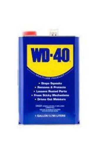 DESCRIPTION (1) MULTI USE LUBRICANT BRAND/MODEL WD 40 ADDITIONAL INFORMATION RETAILS FOR $21.97 SIZE 1 GALLON THIS LOT IS ONE MONEY QTY 1