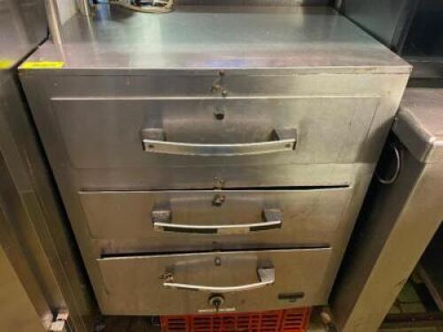 TOASTMASTER THREE DRAWER CHIP WARMER