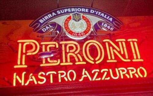 PERONI MASTRO AZZURRO NEON SIGN