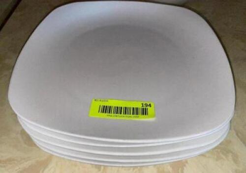 (5) 10" X 10" CHINA PLATES