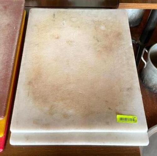 DESCRIPTION: (2) CUTTING BOARDS SIZE: 24"X18" QTY: 2