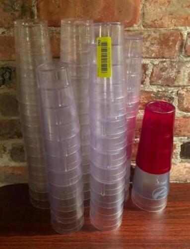 ASSORTED PLASTIC BEVERAGE CUPS