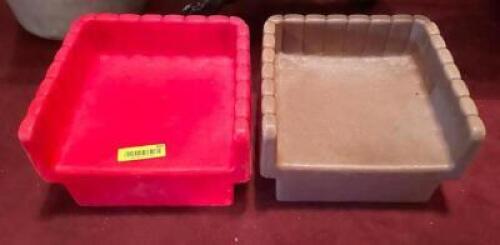 (2) PLASTIC BOOSTER CHAIRS