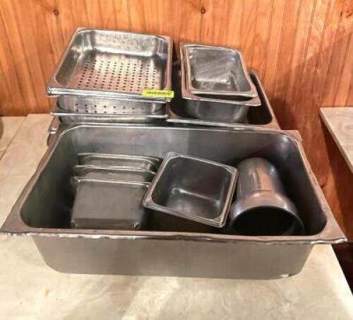 VARIOUS STAINLESS INSERTS AS SHOWN