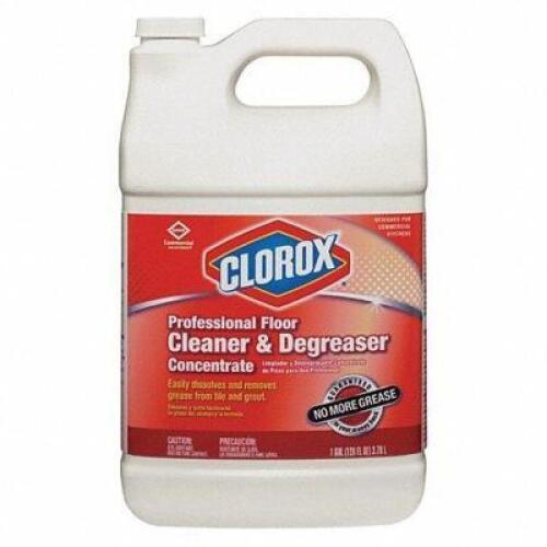 DESCRIPTION (2) FLOOR CLEANER AND DEGREASER CONCENTRATE BRAND/MODEL CLOROX #38P099 ADDITIONAL INFORMATION RETAILS FOR $25.00 EA SIZE 1 GALLON THIS LOT