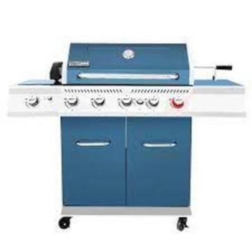 DESCRIPTION: (1) DELUXE 5-BURNER GAS GRILL BRAND/MODEL: ROYAL GOURMET #GA5403B INFORMATION: BLUE RETAIL$: 670 EA QTY: 1