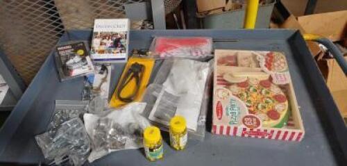 DESCRIPTION (1) BIN OF VARIOUS ITEMS ADDITIONAL INFORMATION MUST INSPECT THIS LOT IS ONE MONEY QTY 1