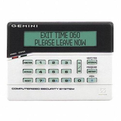 DESCRIPTION: (1) INTRUSION KEYPAD BRAND/MODEL: NAPCO #54TR47 RETAIL$: $171.48 EA SIZE: 5 7/8 IN KEYPAD QTY: 1