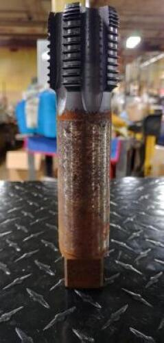 DESCRIPTION (1) EMUGE 1-1/2 -11 NPFT HAND TAP BRAND/MODEL CW1930005790AGE ADDITIONAL INFORMATION SHANK SHOWS SOME RUST, CUTTING SURFACE IS FINE MUST I