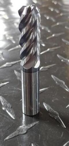 DESCRIPTION (8) PROMAX PREMIUM 5 FL SOLID CARBIDE END MILL BRAND/MODEL PROMAX/SPL 1896 ADDITIONAL INFORMATION RETAIL $ 69.35 EACH, ALTIN COATED 3" OAL
