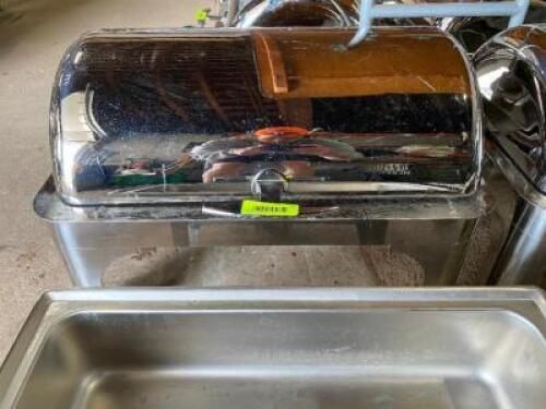 9QT Stainless Steel Rectangular Chafer Full Size Buffet Sliver
