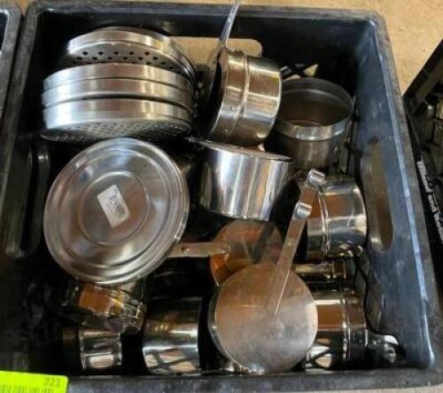BIN OF CHAFER STERNO HOLDERS