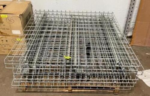 (8) PALLET RACKING DECK GRATES
