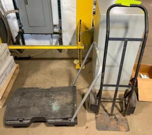 2-WHEEL HAND TRUCK AND PUSH CART