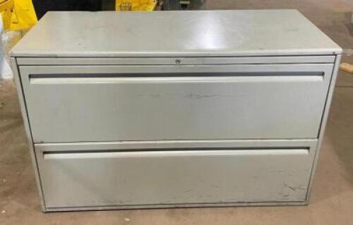 2-DRAWER HORIZONTAL FILING CABINET