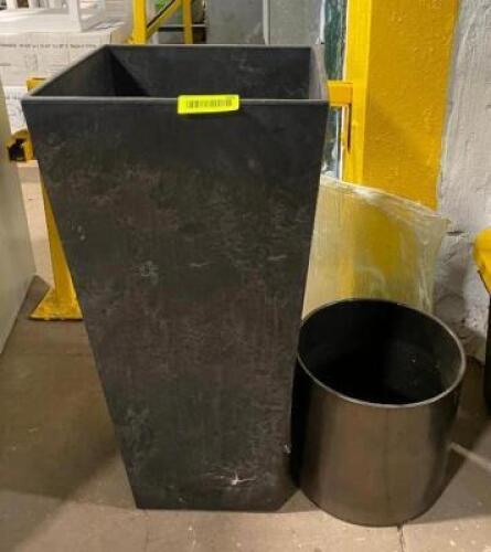 (2) ASSORTED PLANTERS