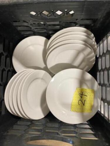 (24) CERAMIC 4" PLATES