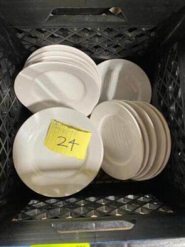 (24) CERAMIC 4" PLATES