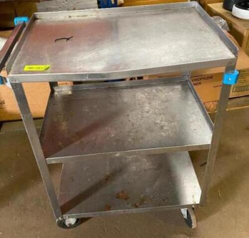 3-TIER METAL CART ON CASTERS