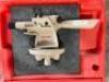 RIDGID PORTABLE TRISTAND CHAIN VICE W/ LT6-900A LEVEL TRANSIT & ASSORTED PIPE THREADING TOOLS - 11
