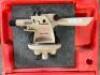 RIDGID PORTABLE TRISTAND CHAIN VICE W/ LT6-900A LEVEL TRANSIT & ASSORTED PIPE THREADING TOOLS - 12