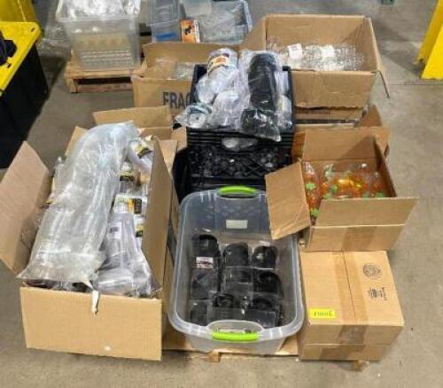 FULL PALLET OF PLASTICWARE/KITCHENWARE ITEMS (SEE ALL PHOTOS)