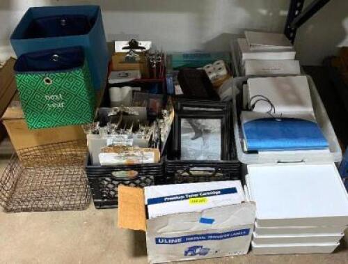 VERY LARGE ASSORTMENT OF OFFICE SUPPLIES AND MATERIALS