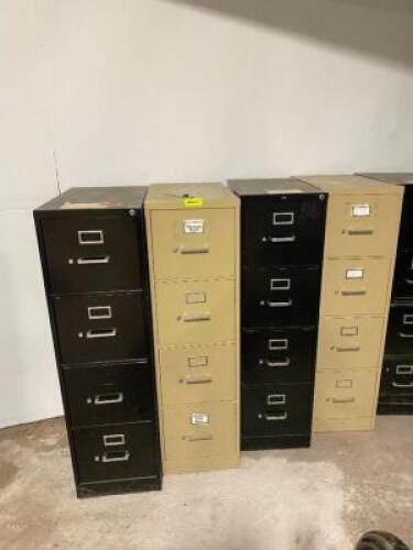 (4) METAL FILE CABINETS