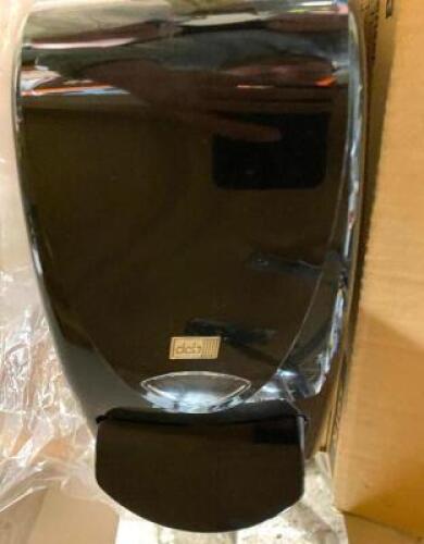 LARGE LOT OF ANTI-BACTERIAL DISPENSERS, BLACK