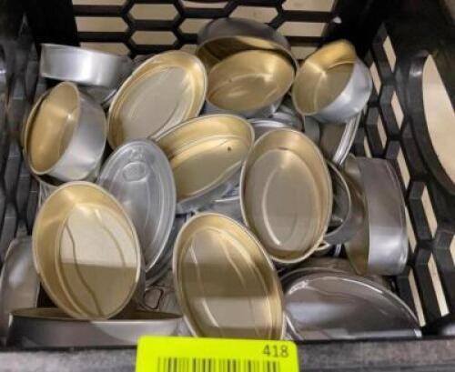 BIN OF ASSORTED PULL TAB CONTAINERS (NEW)