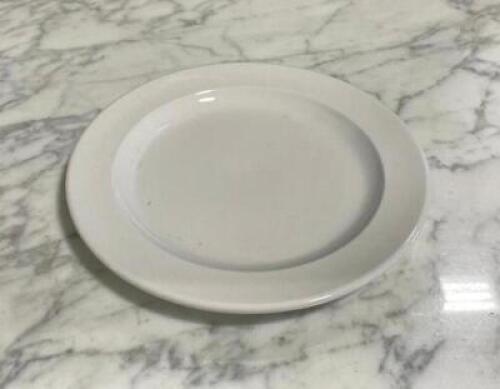 (11) 7" WHITE CHINA DINNER PLATES