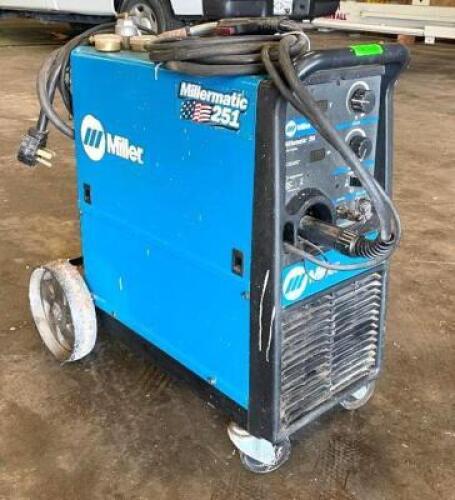 MILLER MILLERMATIC 251 MIG WIRE FEED WELDER