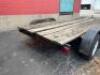 7' X 16' TANDEM AXLE UTILITY TRAILER - 8