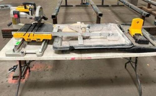 DEWALT 10-INCH WET TILE SAW