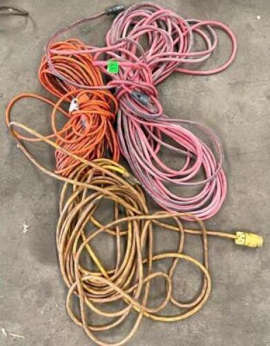 (3) ASSORTED ELECTRICAL EXTENSION CORDS