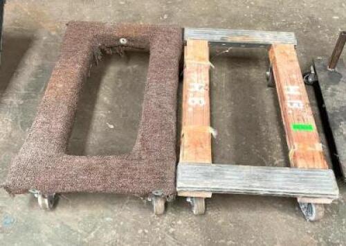 (2) 4-WHEEL FLAT DOLLY