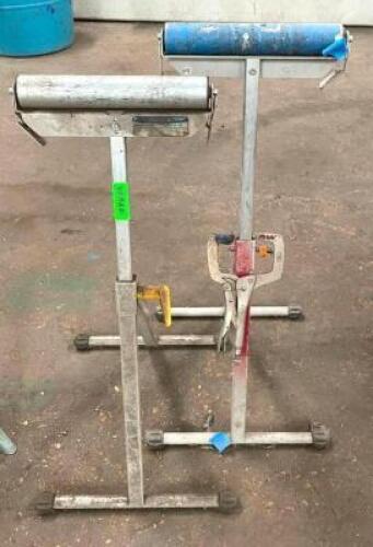 (2) INDUSTRIAL ROLLER STAND