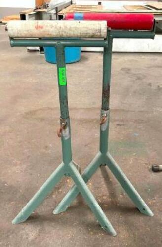 (2) INDUSTRIAL ROLLER STAND