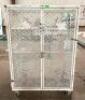 48" X 30" X 70" STEEL SECURITY STORAGE CART ON CASTERS
