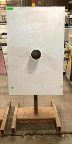 INDUSTRIAL STEEL FRAMED SPOOL DISPENSER STAND