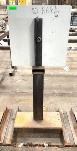 INDUSTRIAL STEEL FRAMED SPOOL DISPENSER STAND