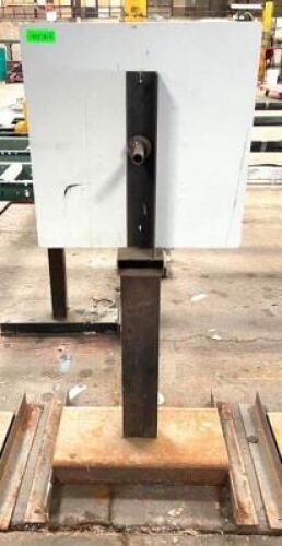 INDUSTRIAL STEEL FRAMED SPOOL DISPENSER STAND