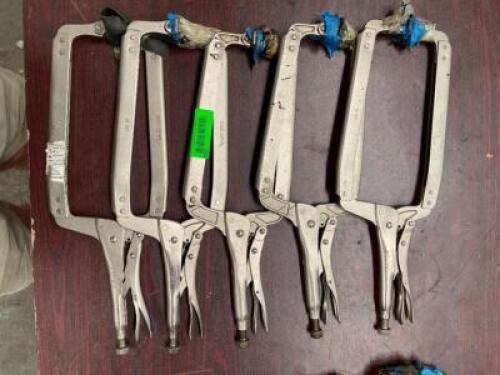(5) 18" LOCKING C-CLAMP VISE GRIP